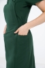 Medyczna sukienka damska Sonia Soft dark green
