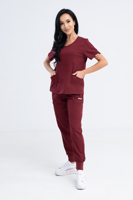 Komplet medyczny damski Basic rio red