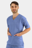 Męska bluza medyczna w kolorze niebieskim
