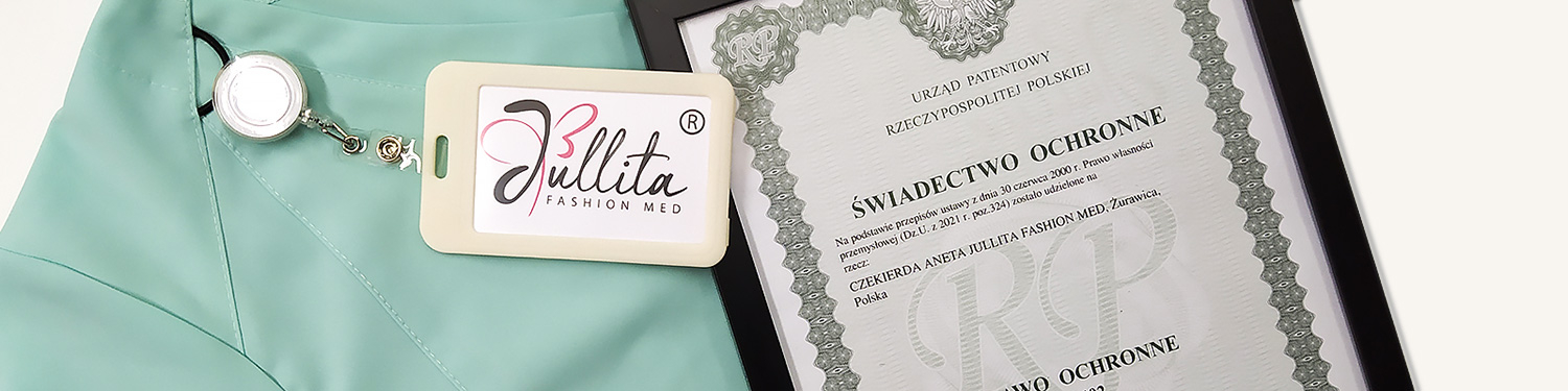 Znak towarowy Jullita Fashion Med został zarejestrowany w Urzędzie Patentowym